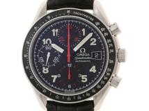 OMEGA オメガ スピードマスター マーク40 3513.53 SS ステンレススチール クロコダイルレザーベルト ブラック文字盤  オートマチック 【460】2148103926860