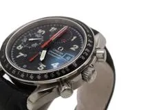 OMEGA オメガ スピードマスター マーク40 3513.53 SS ステンレススチール クロコダイルレザーベルト ブラック文字盤  オートマチック 【460】2148103926860