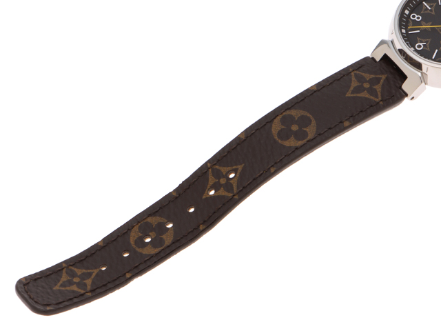 LOUIS VUITTON ルイ・ヴィトン タンブール PM モノグラム ブラウン文字  