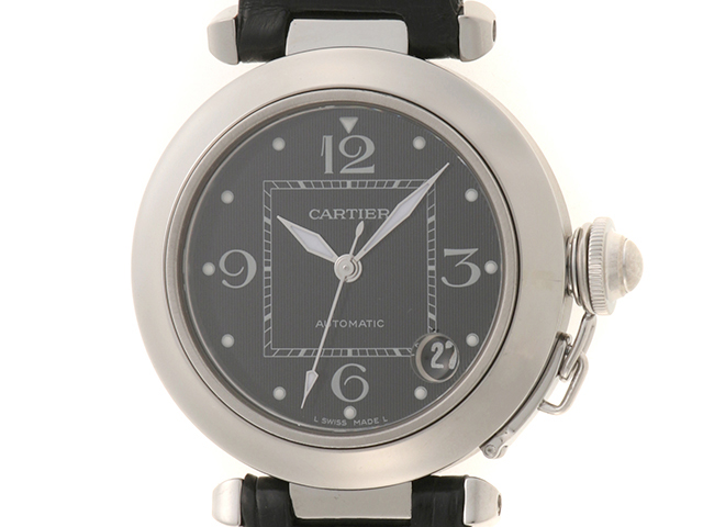 Cartier カルティエ 腕時計 パシャC W3106099 SS/アリゲーターベルト  