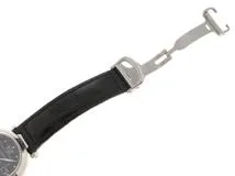 Cartier カルティエ 腕時計 パシャC W3106099 SS/アリゲーターベルト ブラック文字盤 自動巻き【472】TS