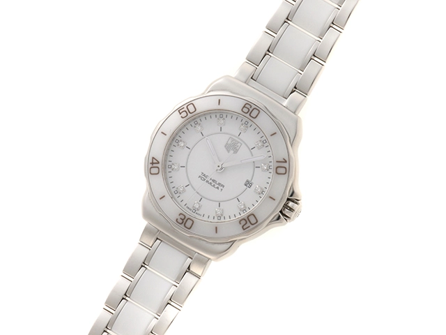 TAG HEUER タグホイヤー レディース クォーツ フォーミュラ1 WAH1315.BA0868 ホワイト12PD文字盤 CE/SS【472】HK