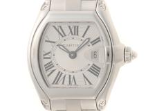 Cartier カルティエ ロードスターSM W62016V3 SS ステンレススチール シルバー文字盤 クォーツ 【460】2148103927348