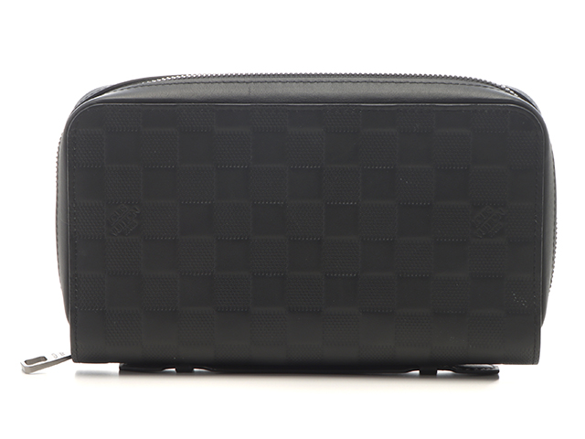 美品✨ルイヴィトン ダミエアンフィニ ジッピー XL レザー 黒 N61254 楽天市場】LOUIS VUITTON ルイヴィトン N61254 ダミエアンフィニ