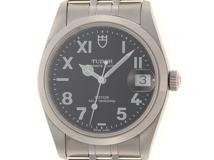 TUDOR チューダー 腕時計 プリンセスデイト 74000  ブラックユニークダイヤル文字盤 スティール 自動巻き 並行品【472】SJ