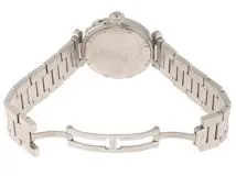 CARTIER カルティエ パシャC ビッグデイト ホワイト ステンレス W31044M7 メンズ 自動巻き 2148103928512 【432】