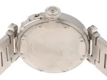 CARTIER カルティエ パシャC ビッグデイト ホワイト ステンレス W31044M7 メンズ 自動巻き 2148103928512 【432】