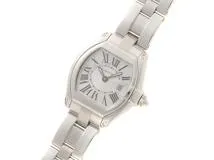 Cartier カルティエ 腕時計 2004年並行品 ミニロードスター W62016V3 ステンレス シルバー文字盤 クオーツ【472】 SJ