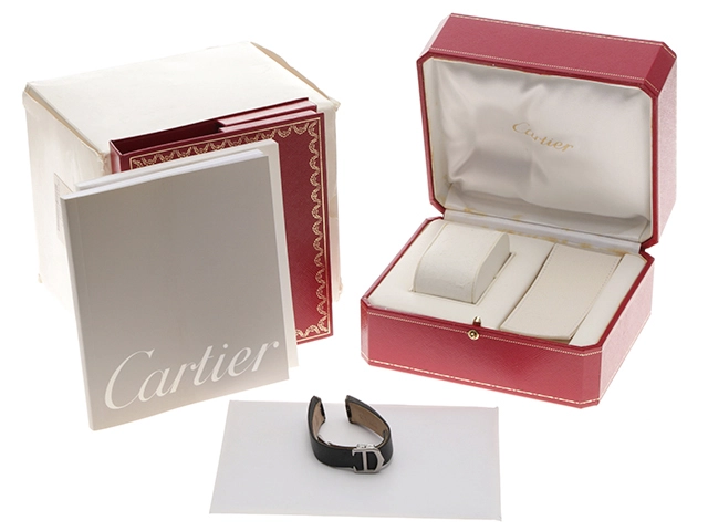 Cartier カルティエ 腕時計 2004年並行品 ミニロードスター W62016V3 ステンレス シルバー文字盤 クオーツ【472】 SJ