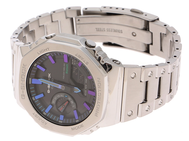 CASIO カシオ 腕時計 G-SHOCK FULL METAL GM-B2100PC-1AJF ブラック/デジタル文字盤 スティール 電波時計 【472】SJ