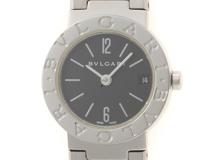 BVLGARI ブルガリ レディース クォーツ ブルガリブルガリ BB23SS ブラック文字盤 SS【472】HK