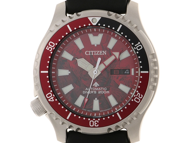 CITIZEN 自動巻き 腕時計 赤 CITIZEN シチズン メンズ 自動巻き