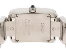 Cartier カルティエ 腕時計 タンクフランセーズSM W51008Q3 SS/SS ホワイト文字盤 クォーツ【471】TS
