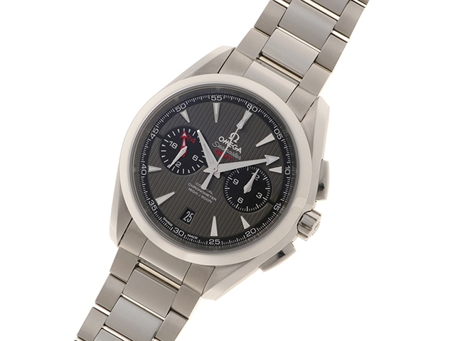 OMEGA オメガ 腕時計 2021年正規品 シーマスター アクアテラ150M GMT 231.10.43.52.06.001 グレー/ブラック文字盤 スティール 自動巻き 【472】SJ