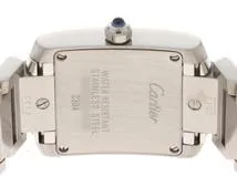 Cartier　カルティエ　タンクフランセーズSM　W51008Q3　SS　ホワイト文字盤　女性用クオーツ時計【473】