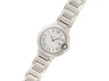 Cartier カルティエ 腕時計 2023年並行品 バロン ブルー ドゥ カルティエ 28mm WSBB0067 スティール シルバー文字盤 クオーツ【472】SJ