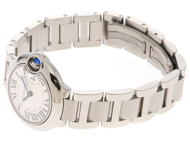 Cartier カルティエ 腕時計 2023年並行品 バロン ブルー ドゥ カルティエ 28mm WSBB0067 スティール シルバー文字盤 クオーツ【472】SJ