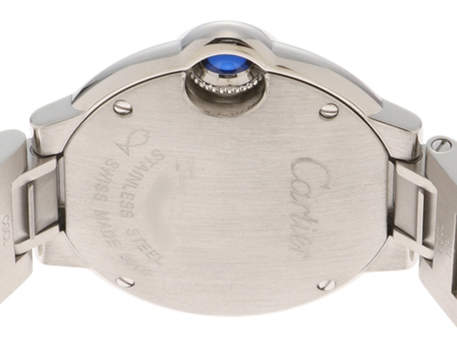 Cartier カルティエ 腕時計 2023年並行品 バロン ブルー ドゥ カルティエ 28mm WSBB0067 スティール シルバー文字盤 クオーツ【472】SJ