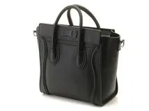 CELINE ラゲージ ナノ ショッパー ブラック 楽天市場】セリーヌ CELINE ラゲージナノショッパー