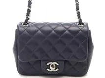 CHANEL 小物 CHANEL シャネル ミニマトラッセ17 チェーンショルダー パープル