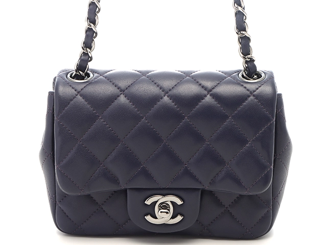 CHANEL シャネル ミニマトラッセ17 チェーンショルダー パープル