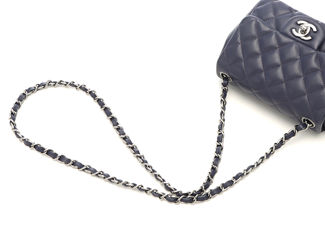 CHANEL シャネル ミニマトラッセ17 チェーンショルダー パープル