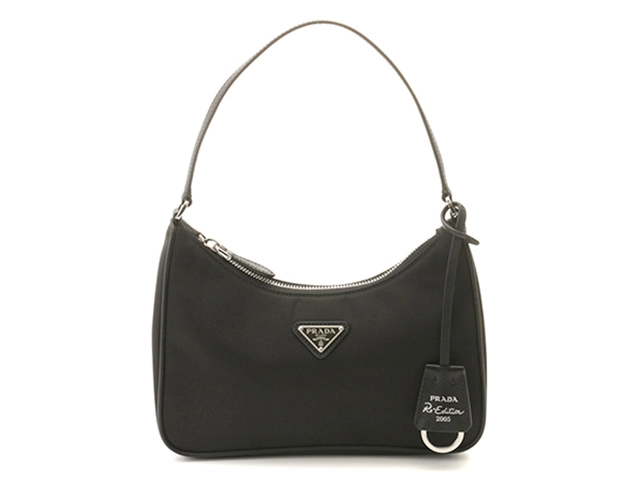 咲村宇音☆PRADA ☆ナイロン☆ハンドバッグ 入手困難◇PRADA◇ナイロン ギャザー ショルダー ハンドバッグ