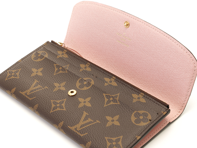 中古】 ルイ・ヴィトン 長財布 ポルトフォイユ・エミリー M61289  