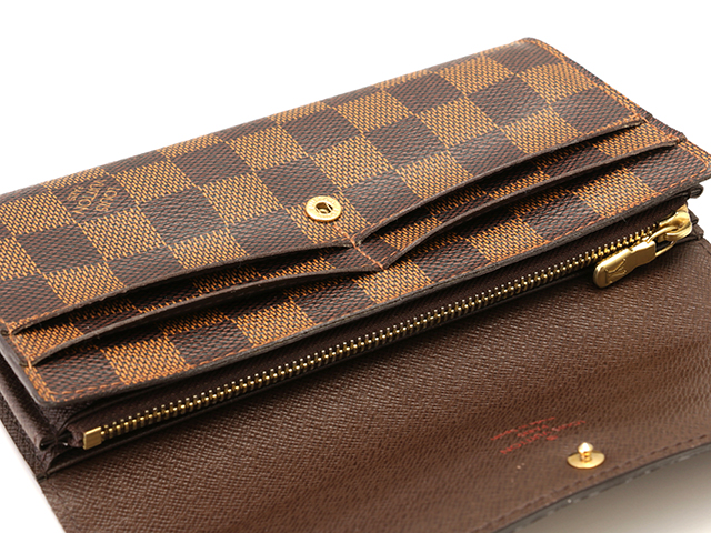 ルイヴィトン ダミエ ポルトフォイユサラ 長財布 LOUIS VUITTON ルイ