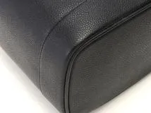 CHANEL シャネル ココマーク縦型バニティ ブラック/ゴールド金具 キャビアスキン A01998【472】YY