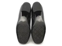 CHANEL　シャネル　チェーンショートブーツ　レディース37　ブラック　レザー/GP　G35009X53109　2148103931932　【432】