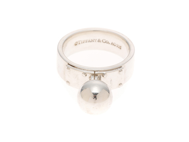 TIFFANY＆CO ティファニー ボールダングルリング 約14号/シルバー/約