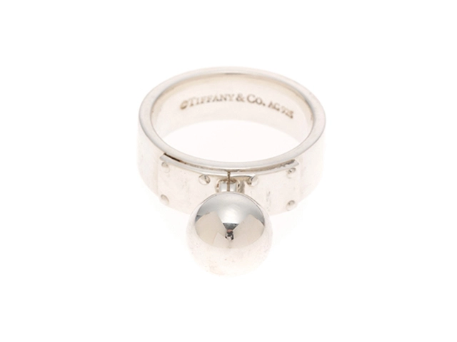 TIFFANY＆CO ティファニー ボールダングルリング 約14号/シルバー/約