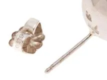 TIFFANY＆CO ティファニー ハードウェアボールピアス/シルバー/K14