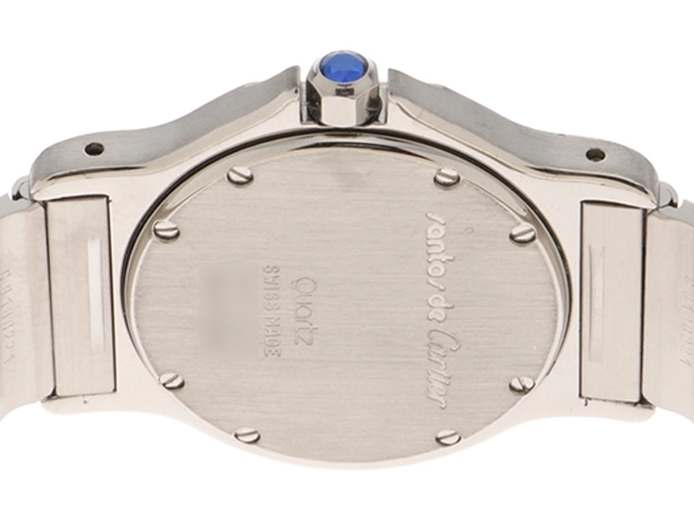 Cartier カルティエ 時計 サントスオクタゴン W2001583 レディース クオーツ GP/SS アイボリー文字盤【431】 2148103932632