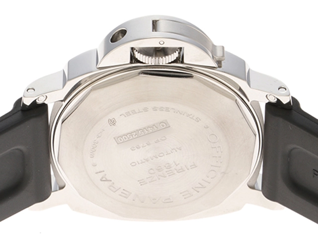 PANERAI パネライ 2013年並行品 ルミノール マリーナ PAM00104 ブラック文字盤 スティール/ラバー 自動巻き【472】SJ