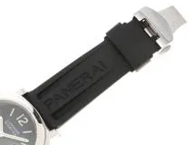 PANERAI パネライ 2013年並行品 ルミノール マリーナ PAM00104 ブラック文字盤 スティール/ラバー 自動巻き【472】SJ