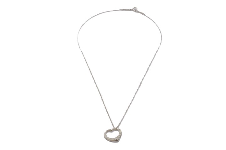 TIFFANY&CO ティファニー オープンハートネックレス SV シルバー 925