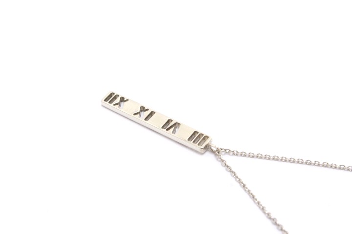 TIFFANY&Co. アトラス バートップ AG925 シルバーネックレス TIFFANY&CO ティファニー アトラスオープンバーネックレス AG925