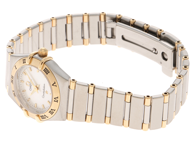 OMEGA オメガ 腕時計 コンステレーション ミニ ハーフバー YG/SS