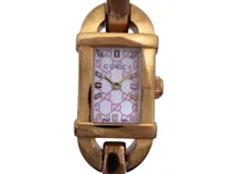 GUCCI グッチ 腕時計 バングルウォッチ PGP ピンクシェル 6800L