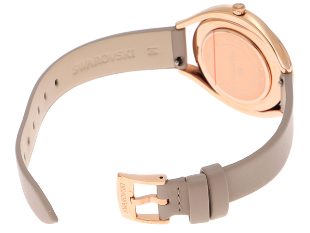 SWAROVSKI スワロフスキー 腕時計 ラウンドウォッチ シルバー文字盤