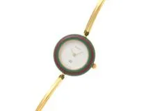 GUCCI グッチ チェンジベゼル 11/12 ホワイト文字盤 ゴールドメッキ