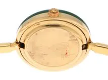 GUCCI　グッチ　チェンジベゼル　11/12　ホワイト文字盤　ゴールドメッキ　クオーツ　レディース時計　2148103933882【207】