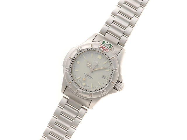 TAG HEUER　タグホイヤー　4000シリーズ　プロフェッショナル　999.708K　グレー文字盤　ステンレススチール　クォーツ　レディース　2148103934117　【207】