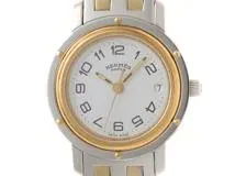 ☆ HERMES クリッパー 腕時計 ゴールド エルメスクリッパー 金無垢時計 【佐久平店】 | 買取専門店「ザ