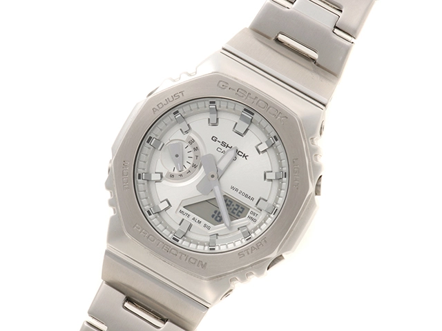 CASIO　カシオ　G-SHOCK　アナログデジタル　GM-2110D-7AJF　クォーツ　シルバー　メンズ　樹脂／ステンレススチール　2148103934384【207】