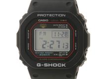 CASIO　カシオ　 腕時計　G-SHOCK　初代G-SHOCK復刻モデル　DW-5000R-1AJF　　SS/ラバー　ブラック/デジタル文字盤　メンズ【431】 2148103935121