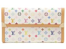 LOUIS VUITTON ルイヴィトン 財布/三つ折り長財布 ポルトトレゾール・インターナショナル マルチカラー ブロン M92659【472】YY