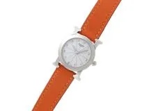 HERMES エルメス レディース クォーツ Hウォッチ ロンド HR1.210